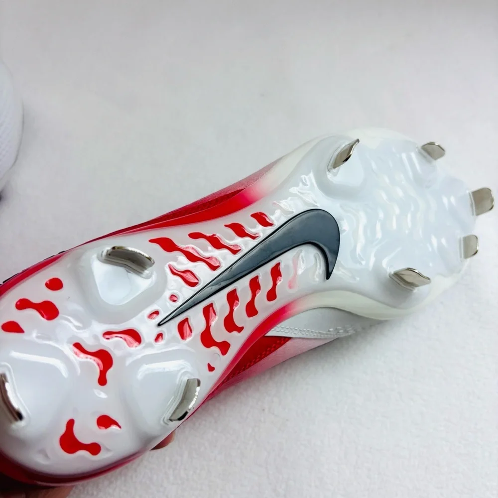 NWT‎ Nike Womens Hyperdiamond 4 Elite Metal Softball Cleats Red/White Size 11.5